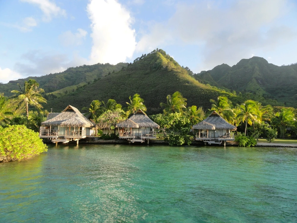This is Moorea, which is right up there with Bora Bora which was the best place I've ever visited. Outside of French Polynesia, Hawaiian Islands are the next best places.
