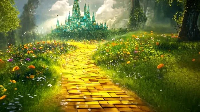 Hey it's look Alike a Place where the Doorthy Gale Crossing through her Journey to Emerald City Wizard Of Oz. So When Will U Draw the Emerald City My Friend 😉