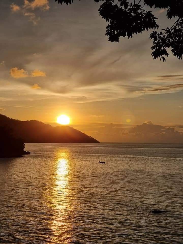 Sunset in Malaysia.