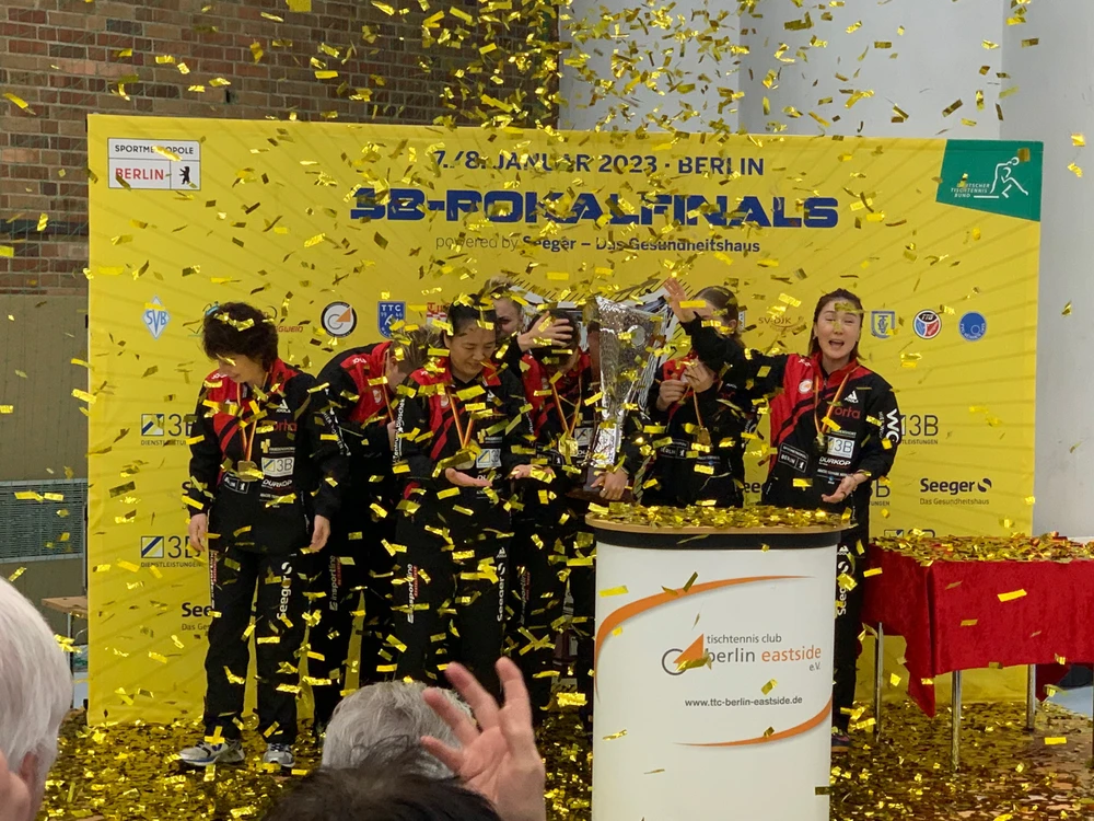 Wuhu! Our team won Deuteches Pokal. ttc berlin eastside