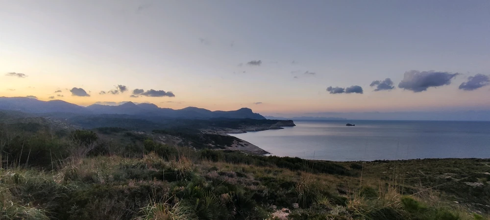 Vistas desde cala mesquida