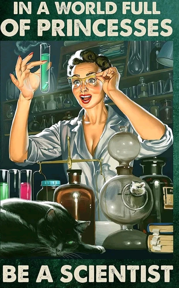 In a world full of princesses, be a Scientist! 🧪