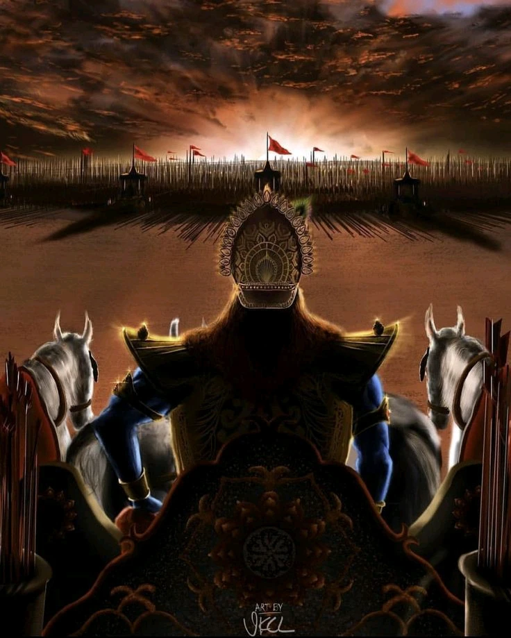 Scene from Mahabharat.