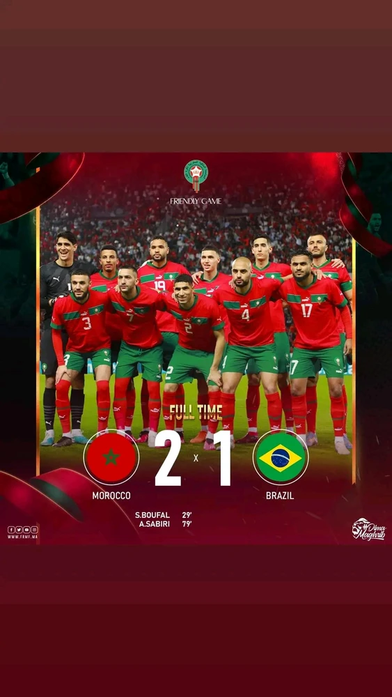 Morocco vs Brazil 