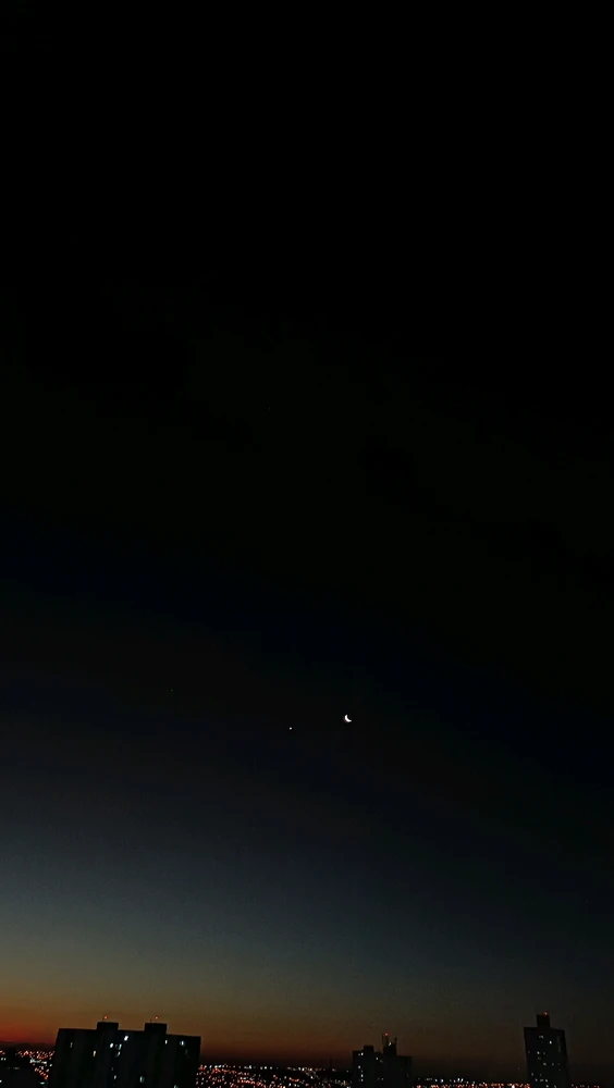 Moon 🌙 and Venus conjunction 