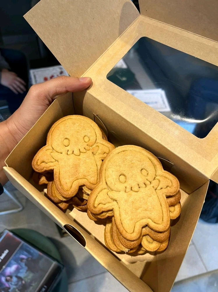 Galletas de harina de Almendra y miel, cortador impreso en 3D.
