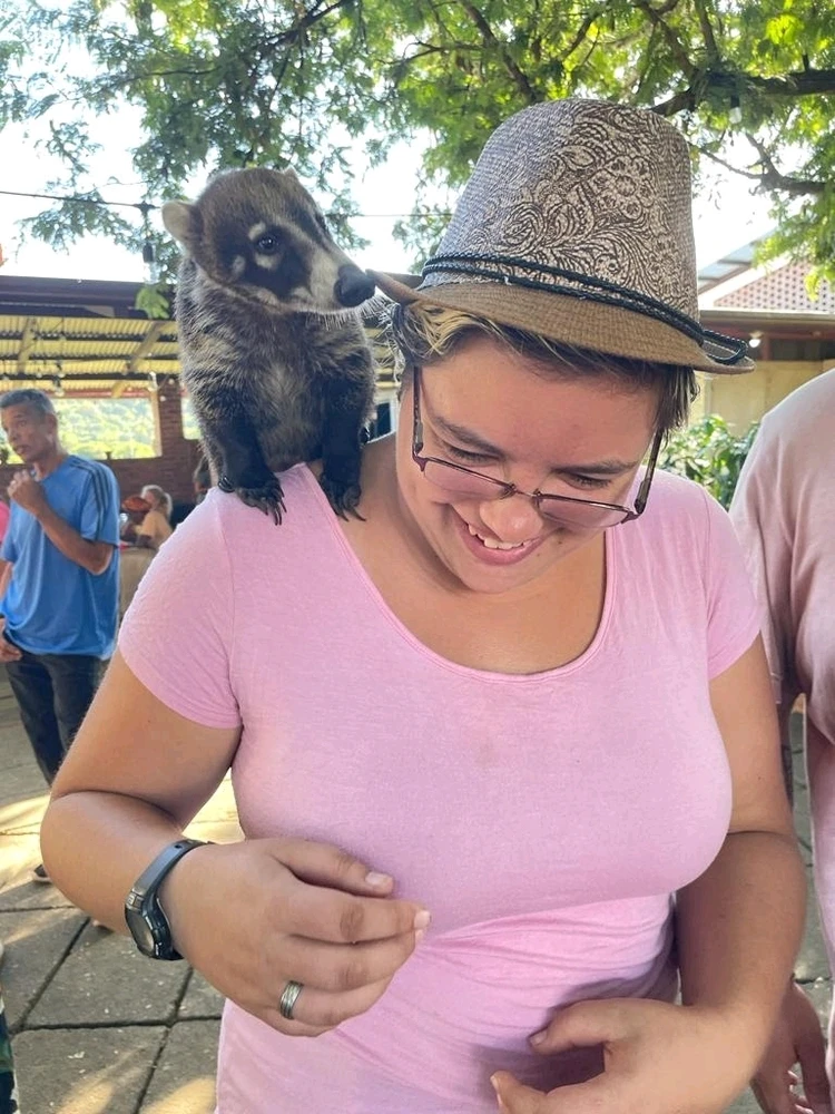 Meet Mango the Coati, my Nicaraguan friend!