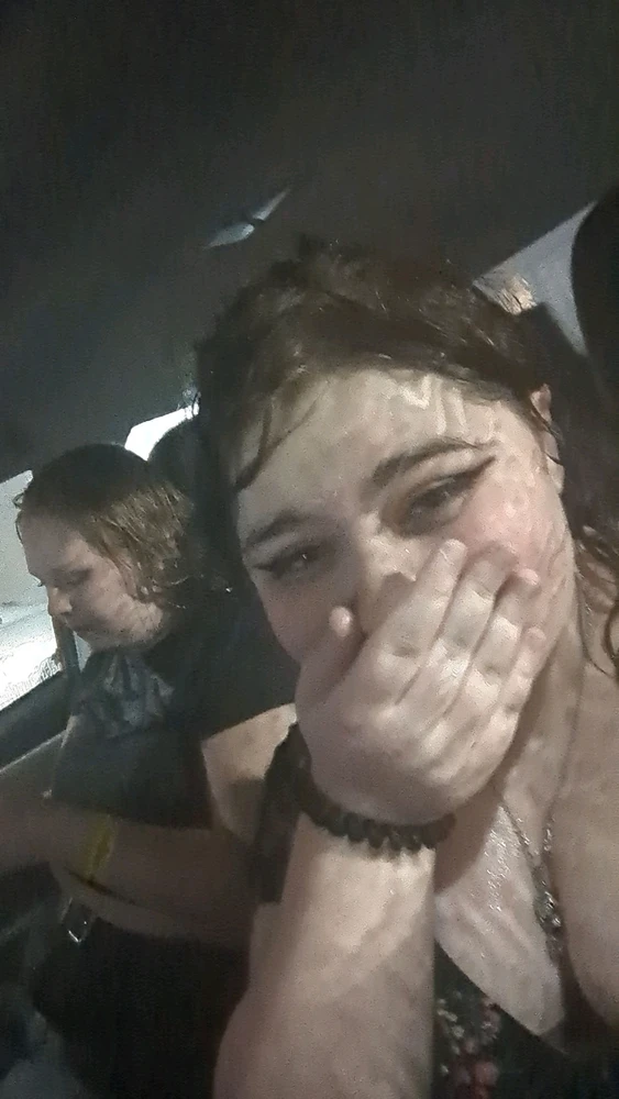 After running a few blocks to the car we were drenched from head to toe