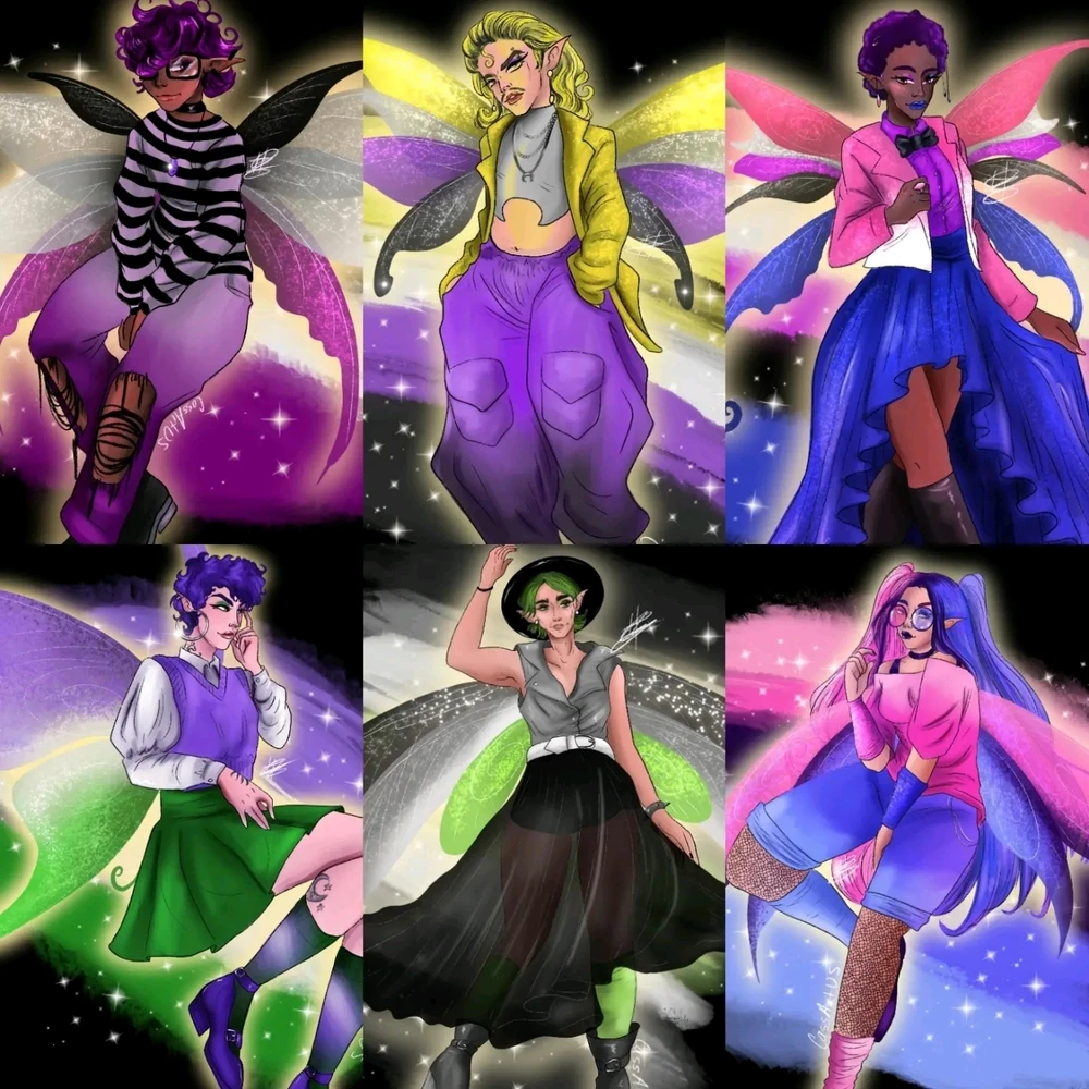 All designs were created with love and careful consideration and hand drawn digitally by me 🏳️‍🌈🏳️‍⚧️