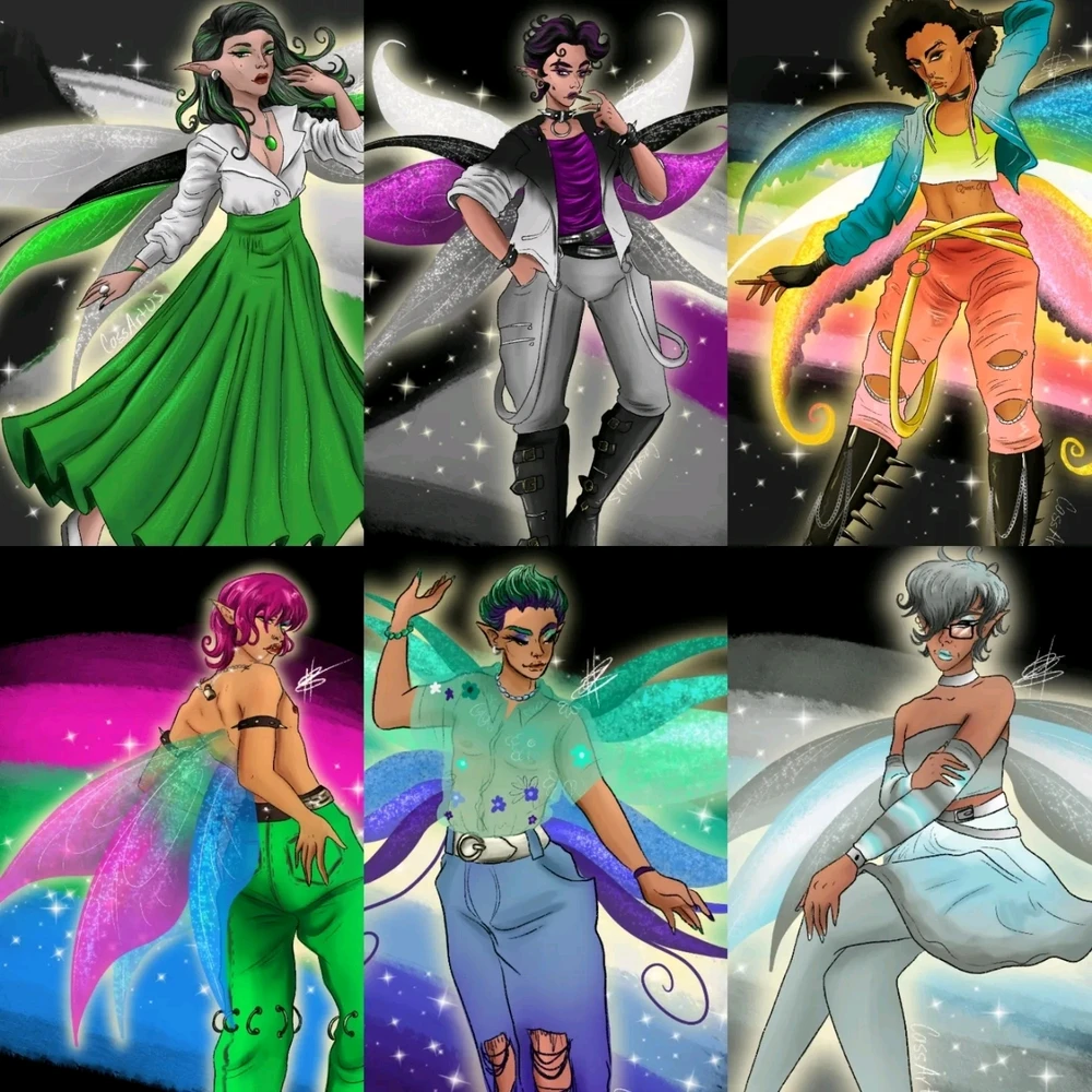 All designs were created with careful love and consideration; hand drawn digitally by me 🏳️🌈🏳️⚧️