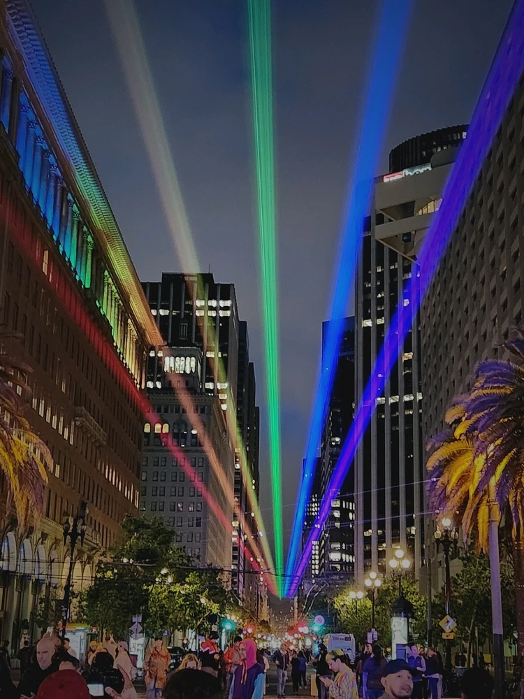 Epic lasers across SF