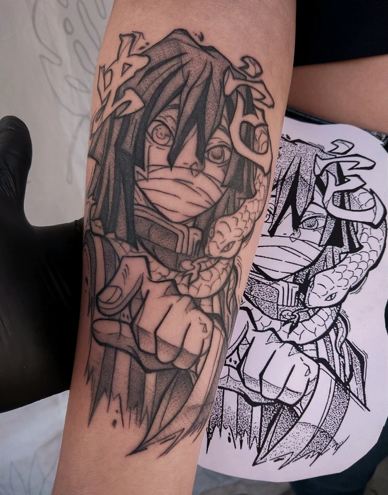 Este es uno de los diseños que más me ha encantado realizar y con uno de los que más he disfrutado del proceso. ~Obanai Iguro