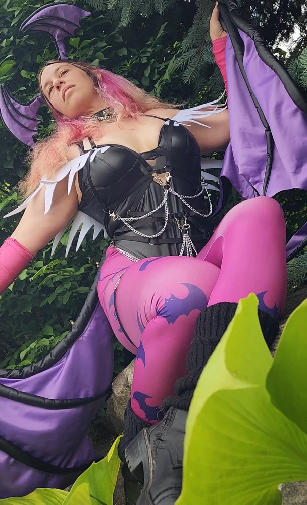 Cosplay anime morrigan