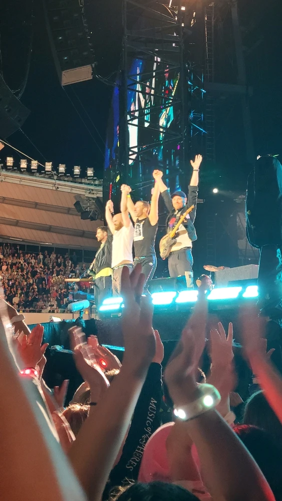 My very first time in a Coldplay concert live! 😁