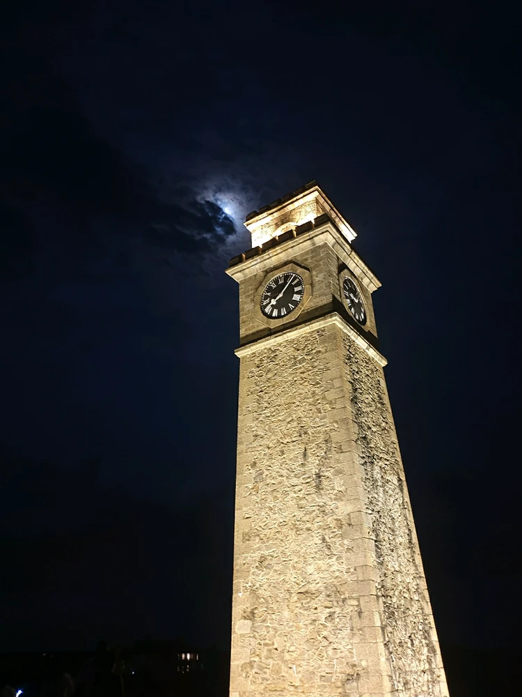 Clock towe of Galle fort Sri Lanka