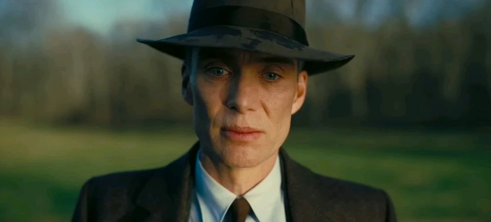 Cillian Murphy as Oppenheimer 