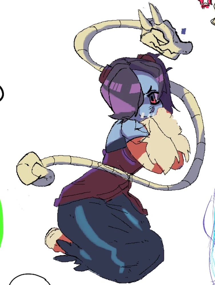 Squigly from skullgirls