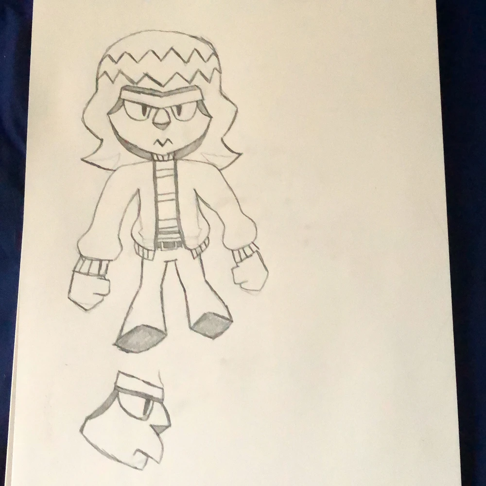 A Brawl Stars Style Drawing of Me