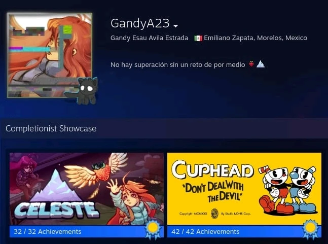 Felicidad de completar estos dos juegos