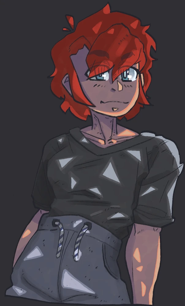 Serena an oc of mine wearing my current cloths 