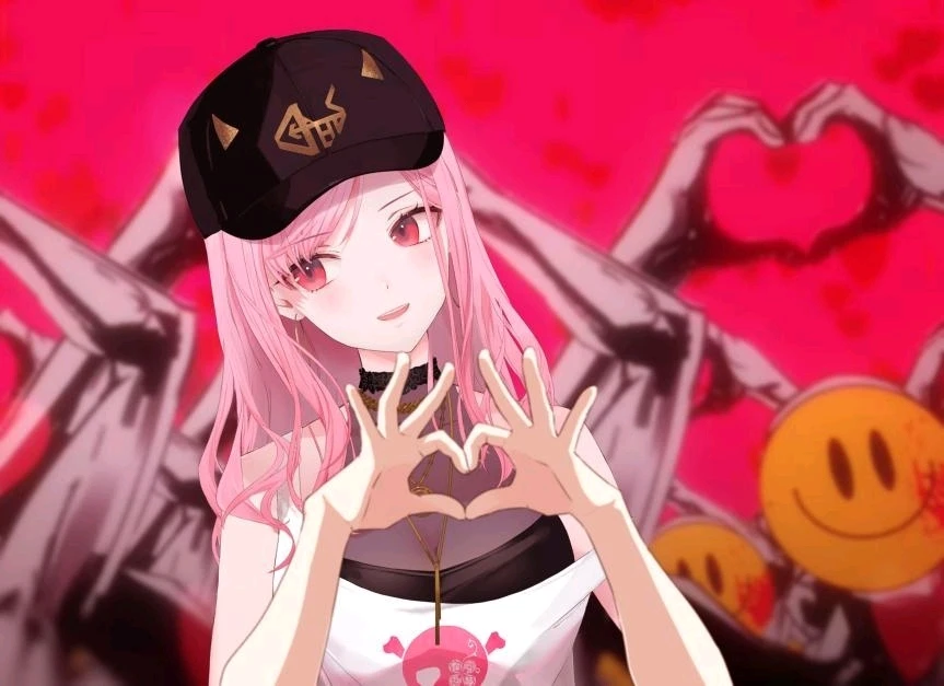 Calli doin heart pose