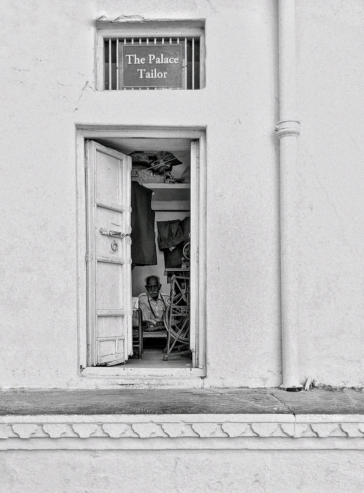 The Palace Tailor
.
.
.
Udaipur, India 