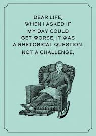 Only challenge we don’t accept but it just keeps on falling on our heads . Bam!! and you are going down (: