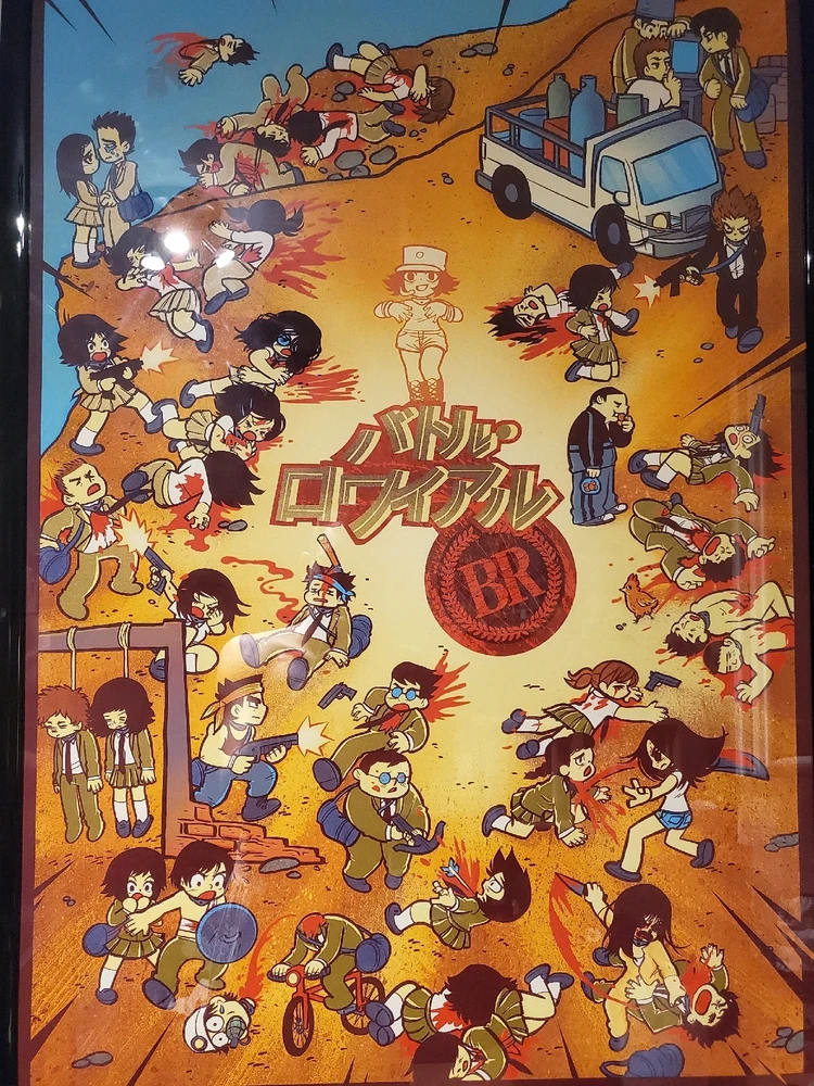 Poster Mondo Battle Royale

par Kévin Tong & Bryan Lee O'Malley.