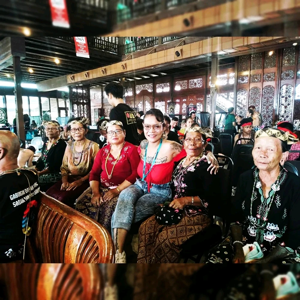 With my aunties 