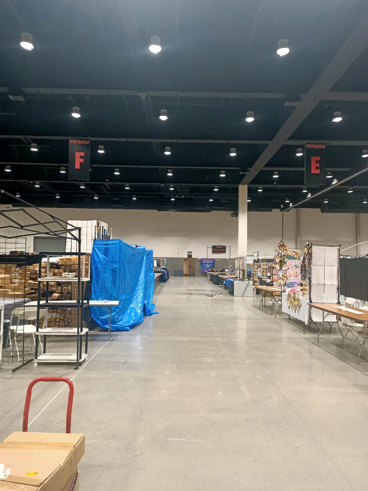Setting Up For SacAnime!