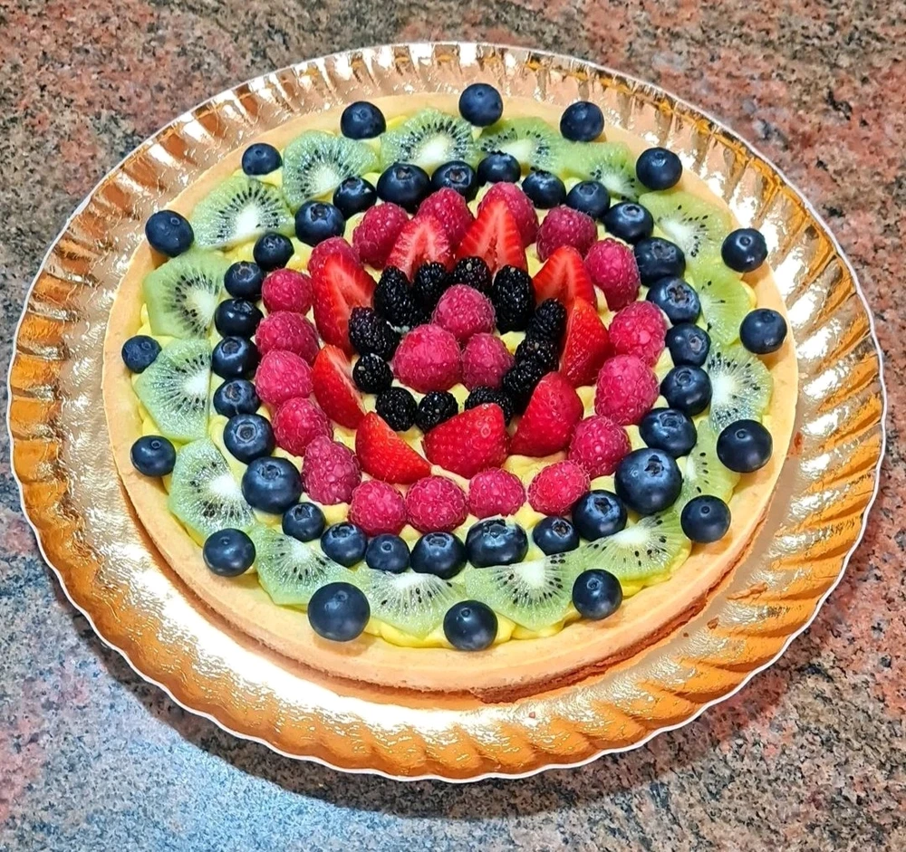 Crostata crema pasticcera e frutta