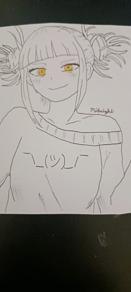 Drawing of Toga Himiko from My Hero Academia
