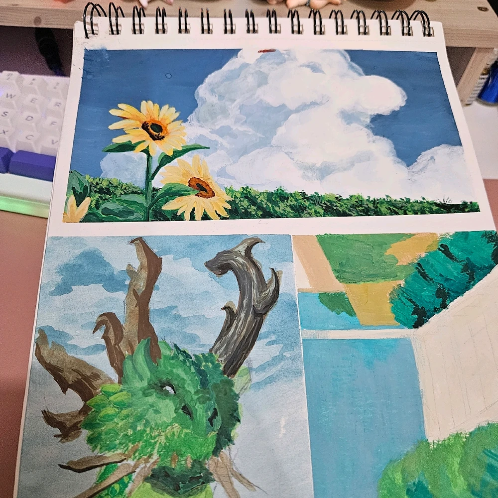 Trying to paint more