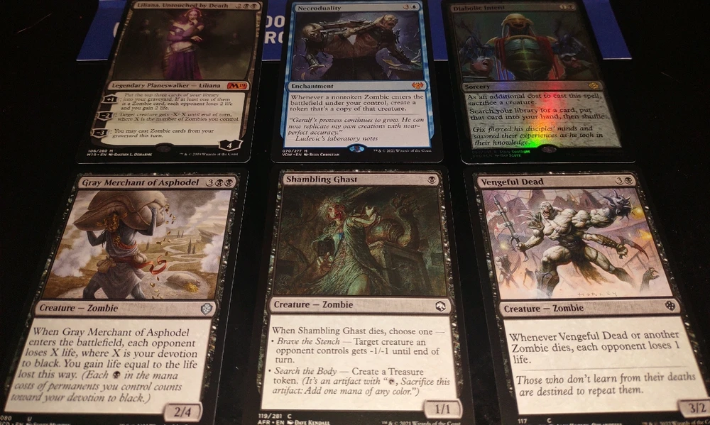 Magic: The Gathering (mtg) cards.