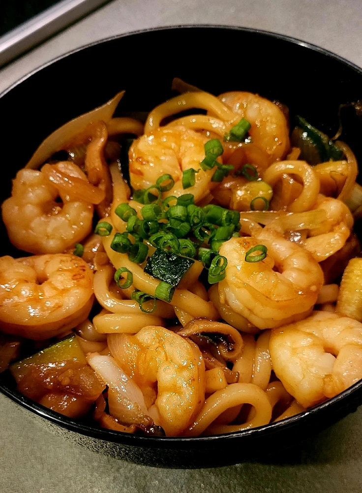 Shrimp Yaki Udon