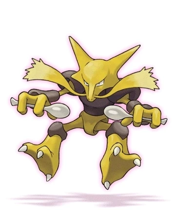 Alakazam with it's two spoons. Darn spoony bard.