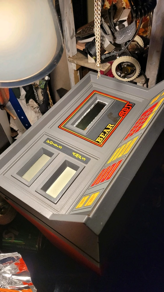 A battery tester from a parts store that needs to be refurbished.