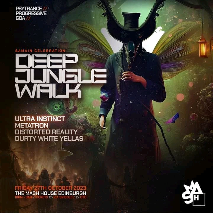 Psytrance for Halloween in Edinburgh 💪🏻💪🏻