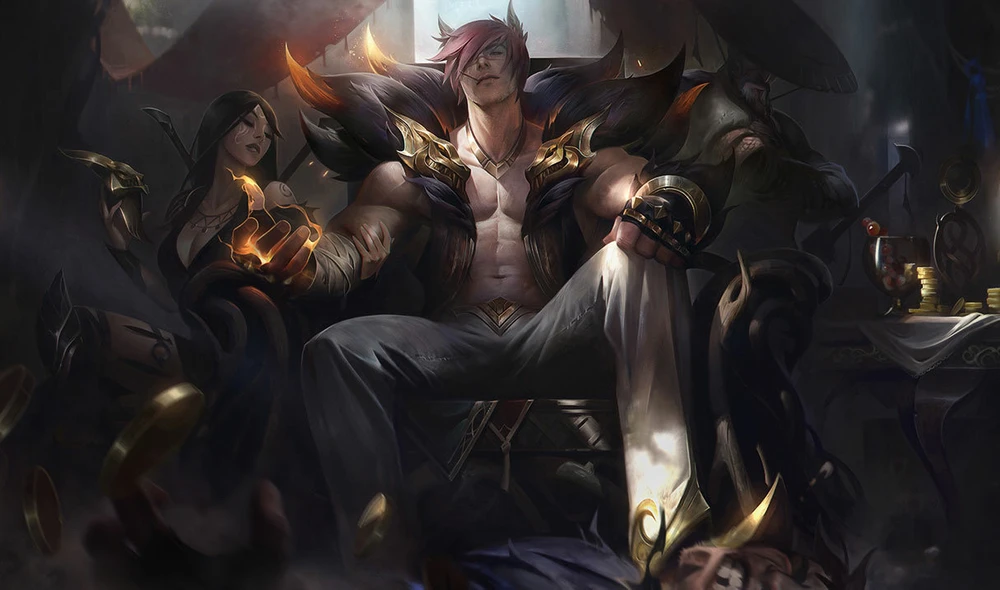 Le splash art de mon champion préféré Sett :) 