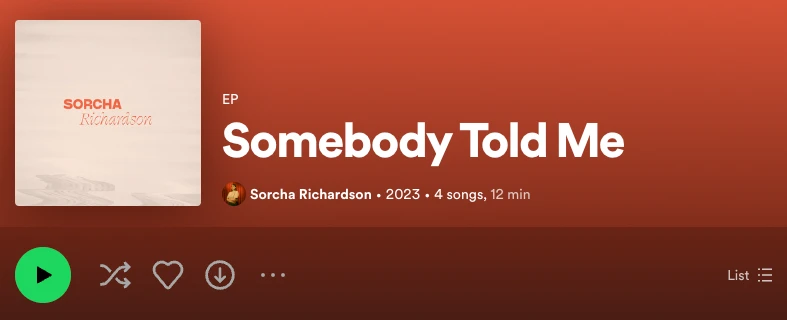 Recomendación musical del día 🩷