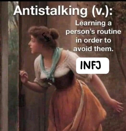 Um den Nachbarn nicht zu begegnen 😂