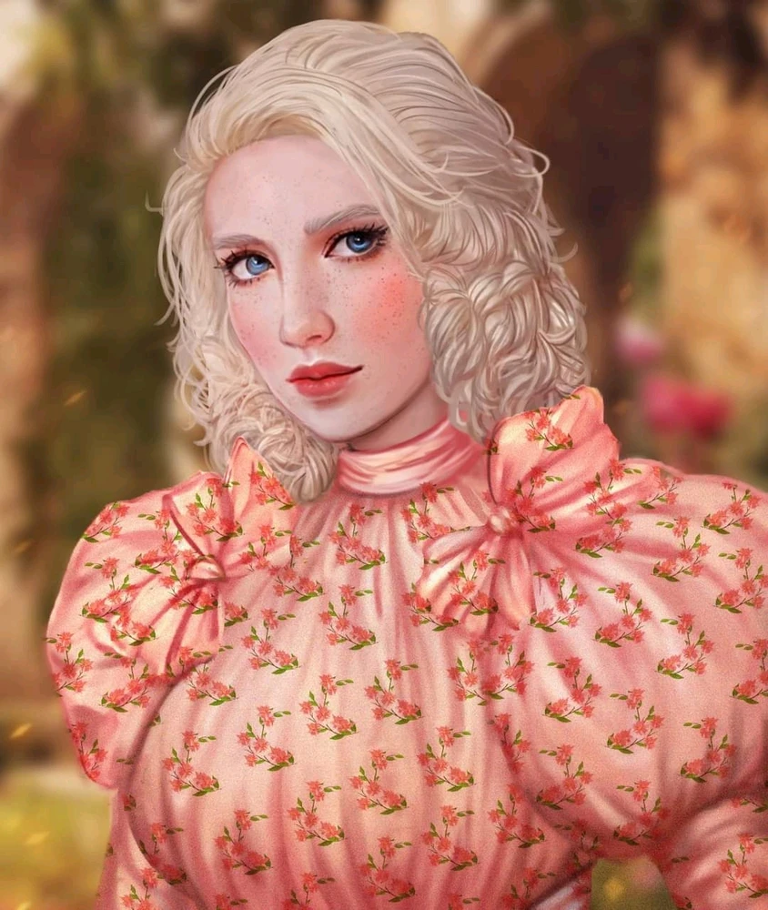 Bridget Maro, heiress of the Maro Family Plantation. Art by AyieOlaerArt. 