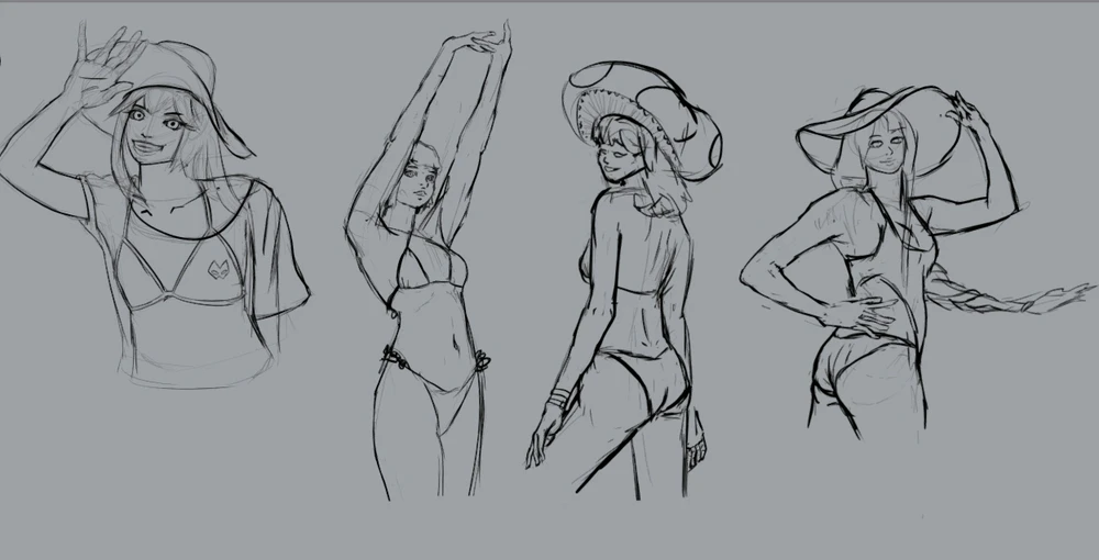 Study de cosplayeuse