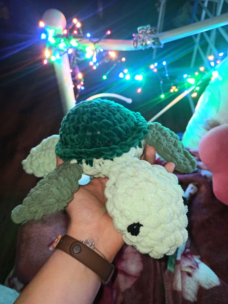 Żółwik na szydełku