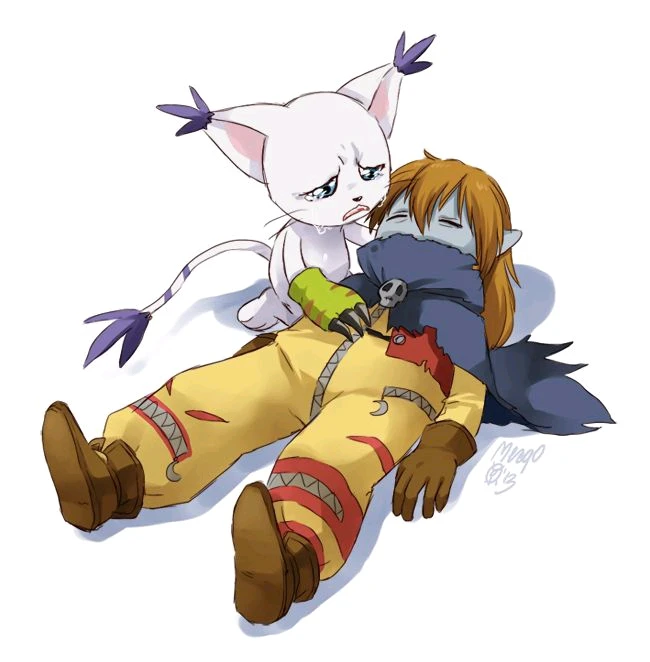 Gatomon y Wizardmon: Episodio 38 de Digimon Adventure