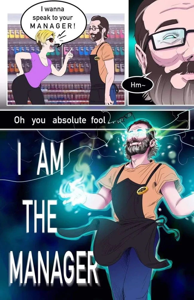 Je veux parler au manager.