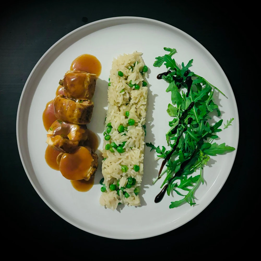 huhn hendl italienisch italianfood caprese involtini 