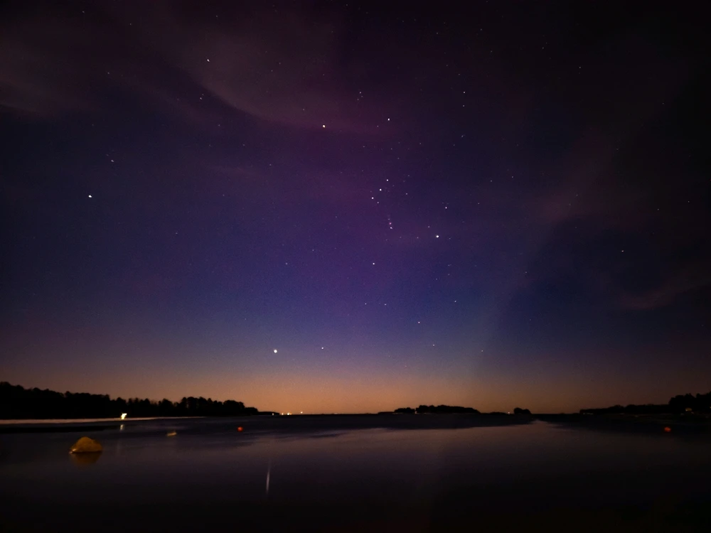 Orion Constellation after sunset