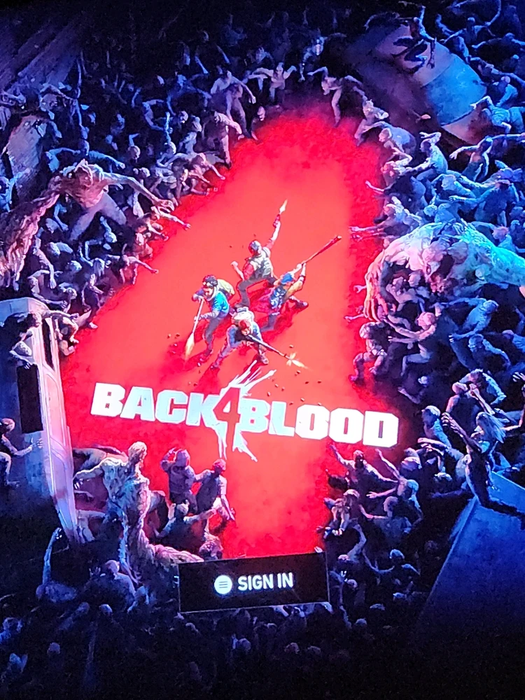 Main menu screen of the game "Back 4 Blood"