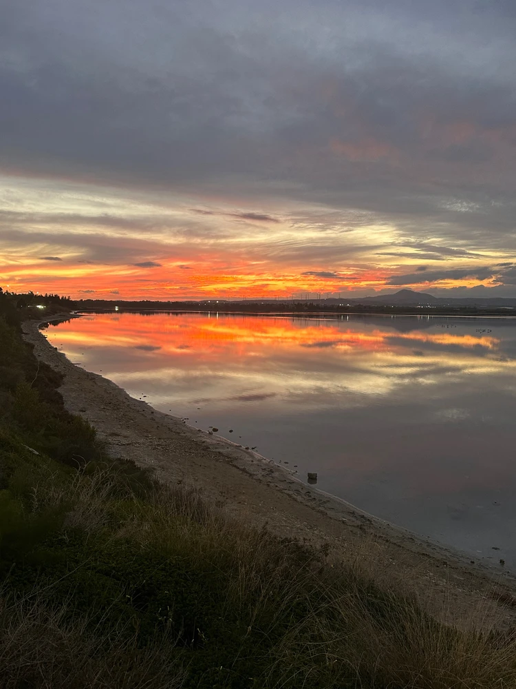 Salt lake, Larnaca, Cyprus
